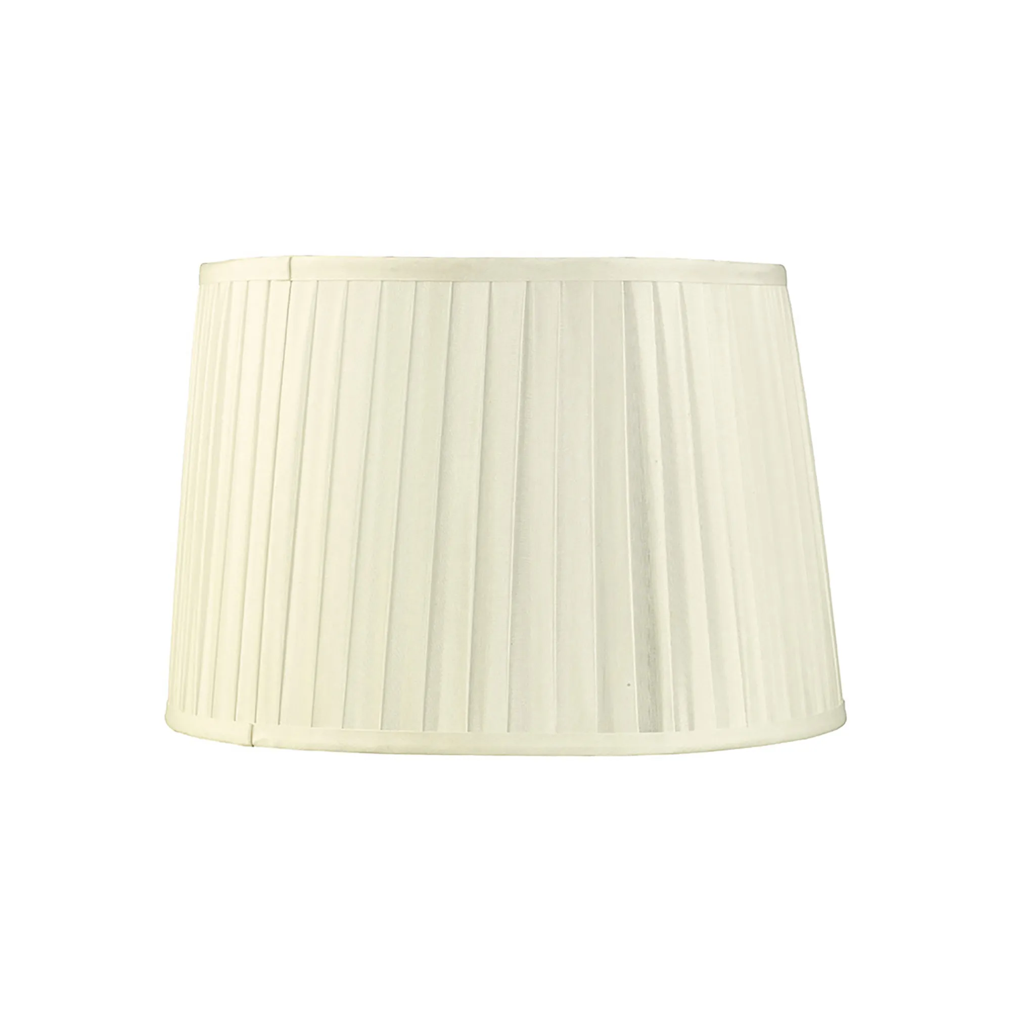 ILS20209  Stella 35cm Round Fabric Shade Ivory